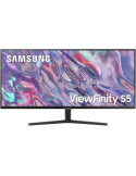 Monitor Profesional Ultraparonámico Samsung ViewFinity S5 S34C500GAU 34"/ UWQHD/ Negro
