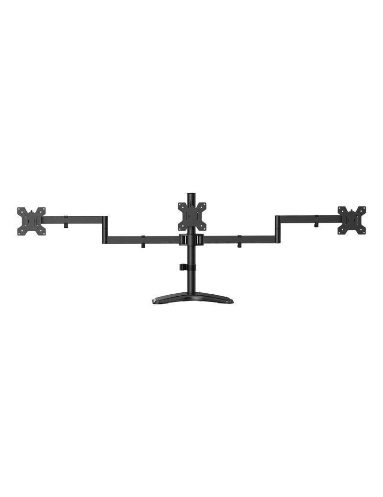 Soporte de Sobremesa para 3 Monitores Aisens DT27TSR-287/ Giratorio/ Inclinable/ hasta 10kg