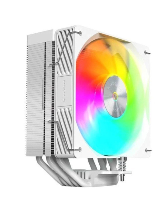 Ventilador con Disipador Mars Gaming MCPU-X5ARGB/ 12cm/ Blanco Ventilador con Disipador Mars Gaming MCPU-X5ARGB/ 12cm/ Blanco