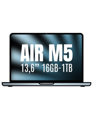 Apple Macbook Air 13,6"/ M5 10-Core CPU/ 16GB/ 1TB SSD/ 10-Core GPU/ Azul