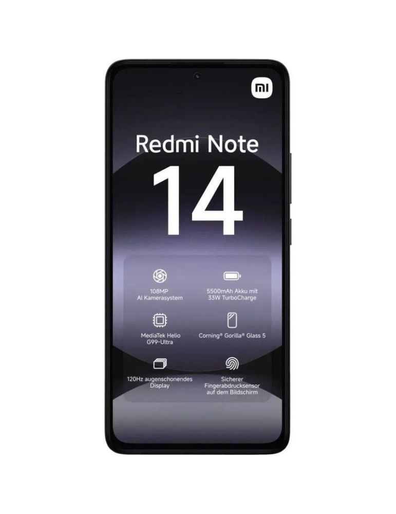 Smartphone Xiaomi Redmi Note 14 8GB/ 256GB/ 6.67"/ Negro