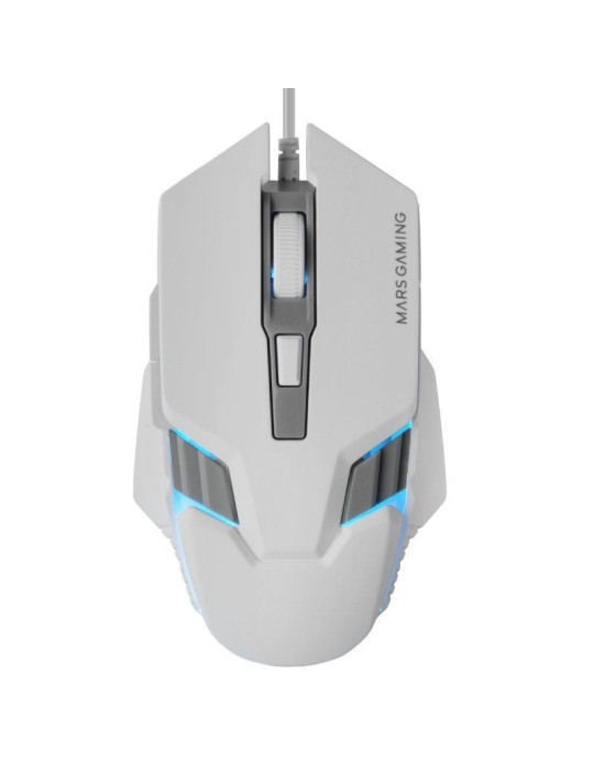 Ratón Gaming Mars Gaming MM024/ Hasta 4000 DPI/ Blanco Ratón Gaming Mars Gaming MM024/ Hasta 4000 DPI/ Blanco