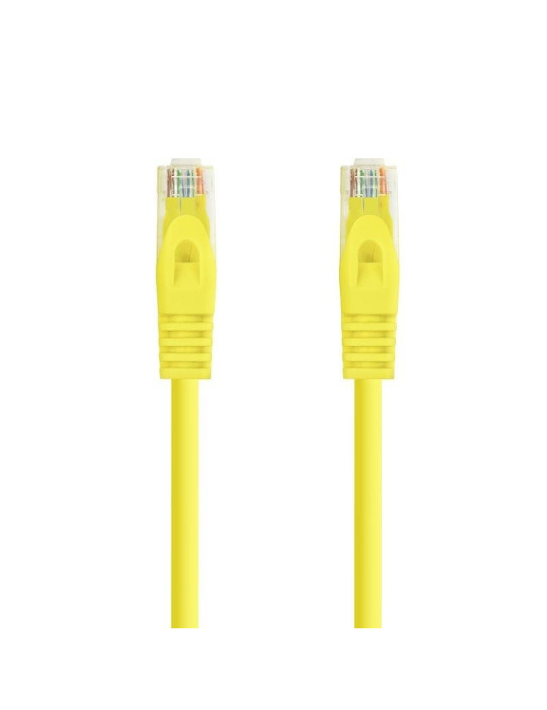 Cable de Red RJ45 UTP Nanocable 10.20.1800-L25-Y Cat.6A/ LSZH/ 25cm/ Amarillo