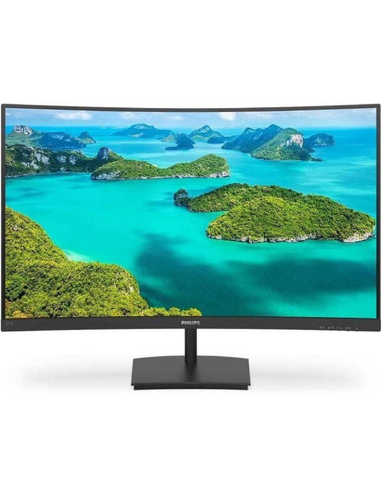 Monitor Curvo Philips E-Line 241E1SC 23.6"/ Full HD/ Negro