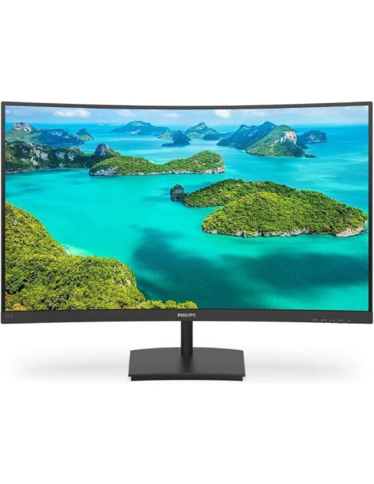 Monitor Curvo Philips E-Line 241E1SC 23.6"/ Full HD/ Negro