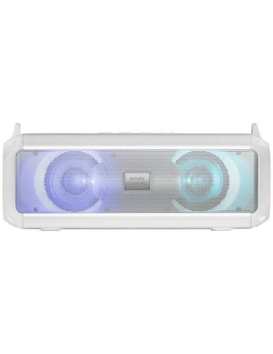 Altavoz Portátil / Barra de Sonido con Bluetooth Mars Gaming MSB-XT/ 20W/ 2.0/ Blanca