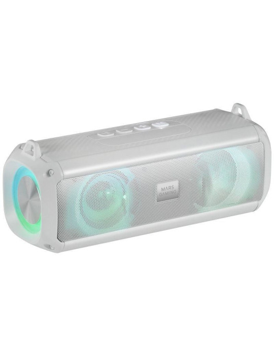 Altavoz Portátil / Barra de Sonido con Bluetooth Mars Gaming MSB-XT/ 20W/ 2.0/ Blanca