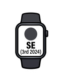 Apple Watch SE 3rd V2/ GPS/ 40mm/ Caja de Aluminio Medianoche/ Correa Deportiva Medianoche M/L