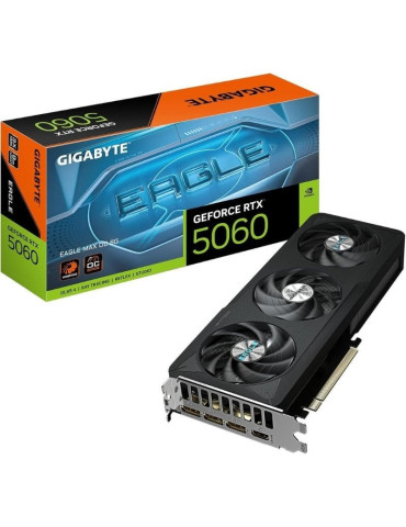 Tarjeta Gráfica Gigabyte GeForce RTX 5060 EAGLE MAX OC/ 8GB GDDR7