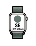 Apple Watch SE 3rd V2/ GPS/ 40mm/ Caja de Aluminio Blanco Estrella/ Correa Loop Deportiva Verde Lago