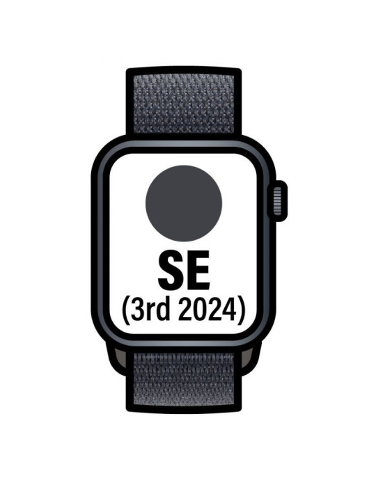 Apple Watch SE 3rd V2/ GPS/ 44mm/ Caja de Aluminio Medianoche/ Correa Loop Deportiva Tinta Apple Watch SE 3rd V2/ GPS/ 44mm/ Caja de Aluminio Medianoche/ Correa Loop Deportiva Tinta