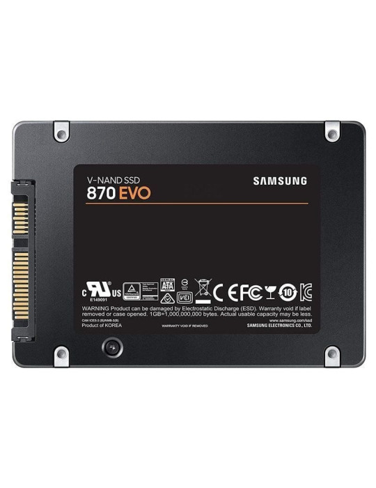 Disco SSD Samsung 870 EVO 2TB/ SATA III/ Full Capacity Disco SSD Samsung 870 EVO 2TB/ SATA III/ Full Capacity