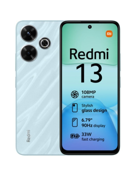 Smartphone Xiaomi Redmi 13 8GB/ 256GB/ 6.79"/ Azul Océano Smartphone Xiaomi Redmi 13 8GB/ 256GB/ 6.79"/ Azul Océano