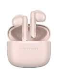 Auriculares Bluetooth Vention ELF E03 NBHP0 con estuche de carga/ Autonomía 6h/ Rosas