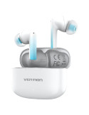 Auriculares Bluetooth Vention ELF E04 NBIW0 con estuche de carga/ Autonomía 6h/ Blancos