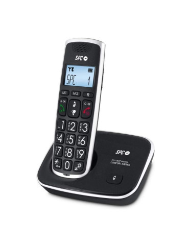 Teléfono Inalámbrico SPC Comfort Kaiser 7609N/ Pack DUO/ Negro 2