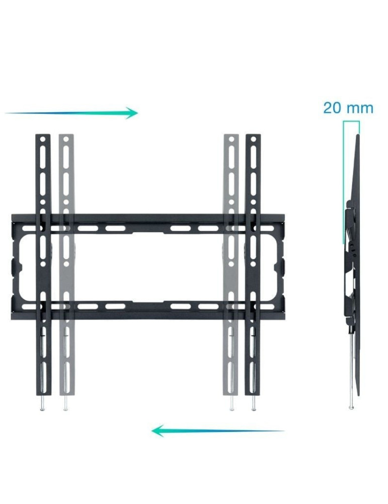 Soporte de Pared Fijo TooQ LP1070F-B para TV de 32-70"/ hasta 45kg