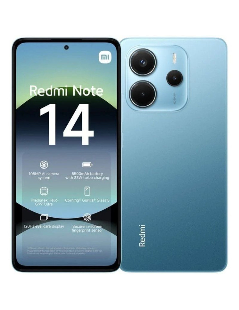 Smartphone Xiaomi Redmi Note 14 8GB/ 256GB/ 6.67"/ Azul