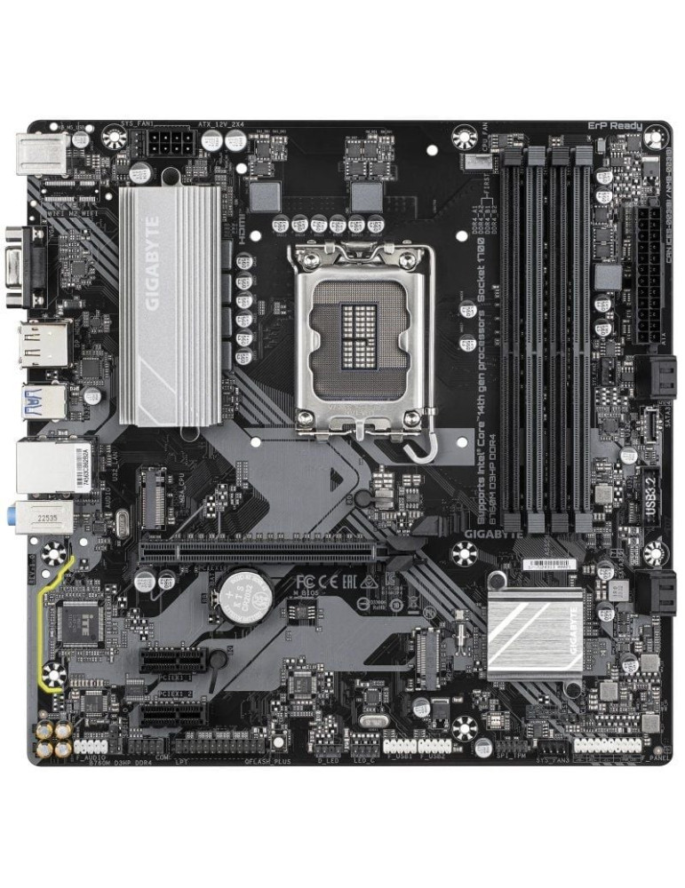 Placa Base Gigabyte B760M D3HP DDR4 Socket 1700/ DDR4/ PCIe 4.0/ Micro ATX