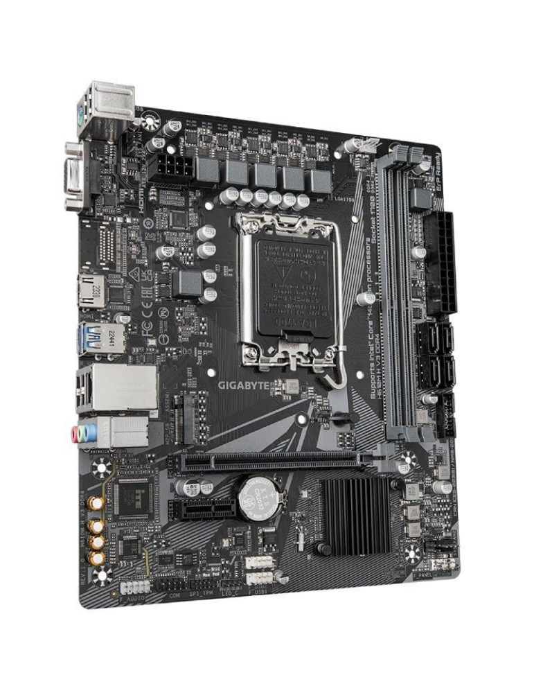 Placa Base Gigabyte H610M H V3 DDR4 Socket 1700/ DDR4/ PCIe 4.0/ Micro ATX