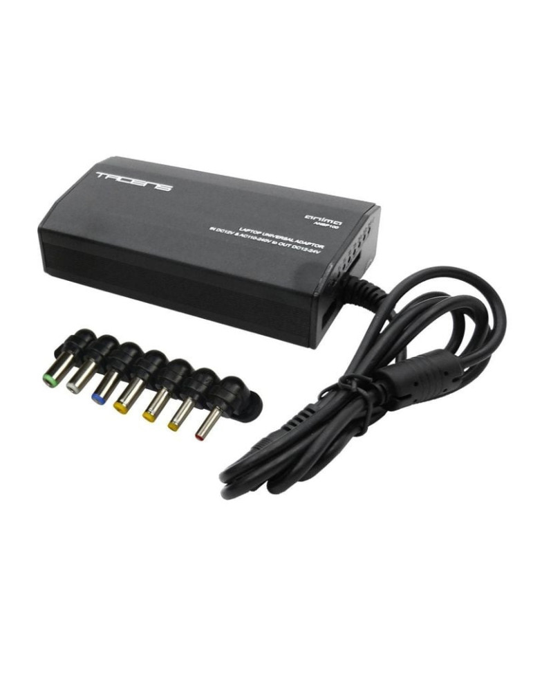 Cargador de Portátil Anima ANBP100/ 1xUSB/ 100W/ Manual/ 8 Conectores/ Voltaje 12-24V