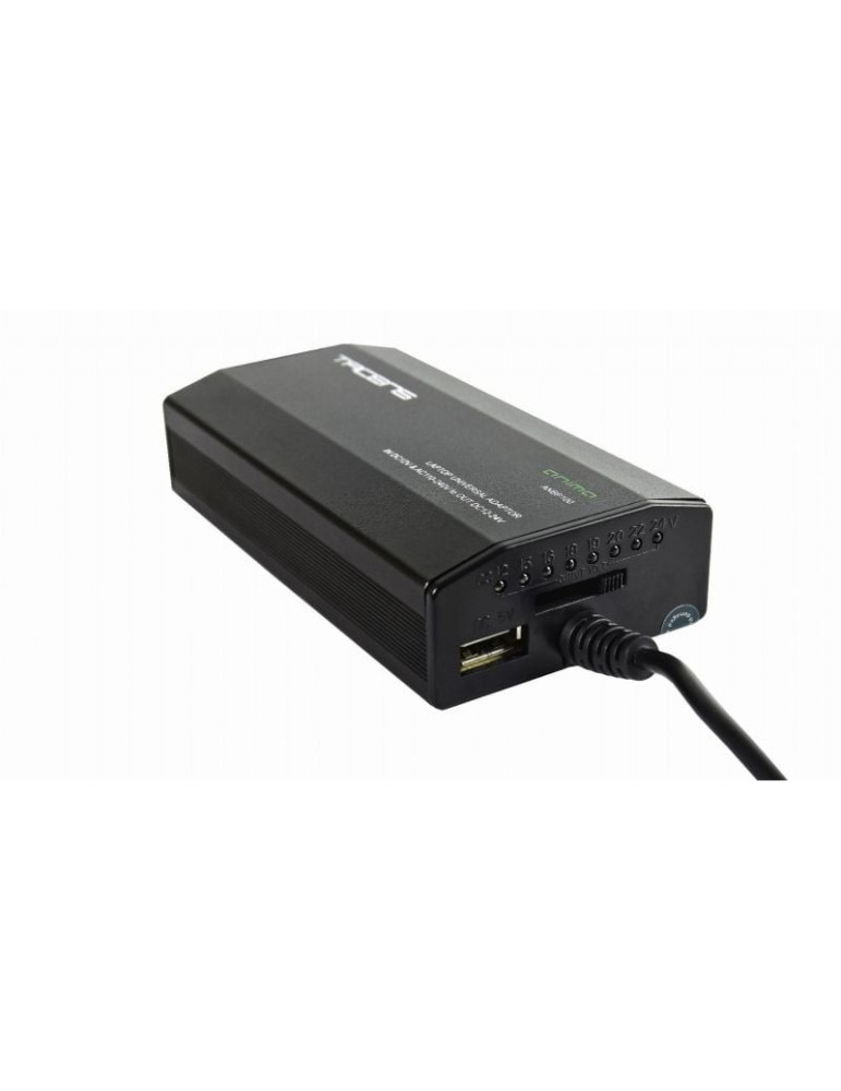 Cargador de Portátil Anima ANBP100/ 1xUSB/ 100W/ Manual/ 8 Conectores/ Voltaje 12-24V