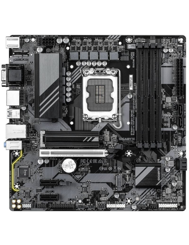 Placa Base Gigabyte B760M DS3H GEN5 Socket 1700/ DDR5/ PCIe 5.0/ Micro ATX