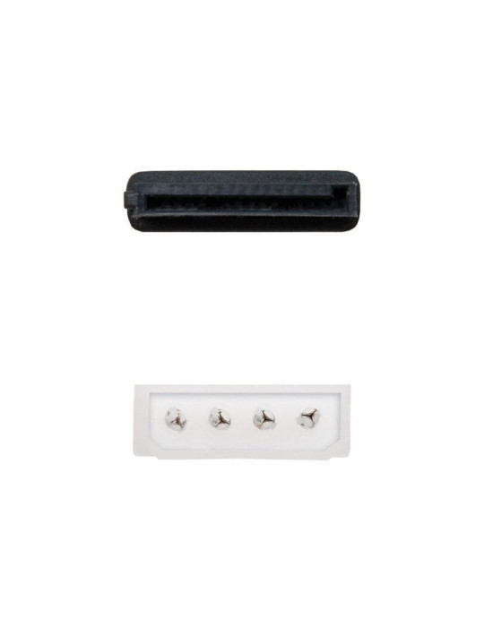 Cable de Alimentación SATA Nanocable 10.19.0205-OEM/ Molex Macho - SATA Hembra/ 16cm