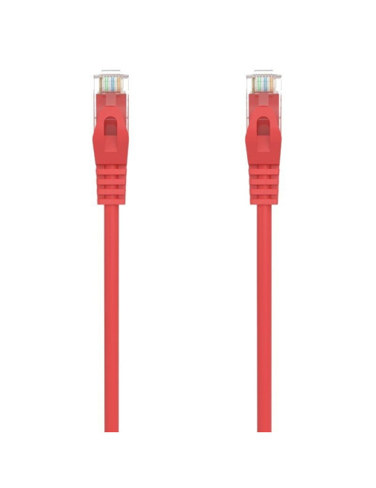 Cable de Red RJ45 AWG24 UTP Aisens A145-0562 Cat.6A/ LSZH/ 3m/ Rojo