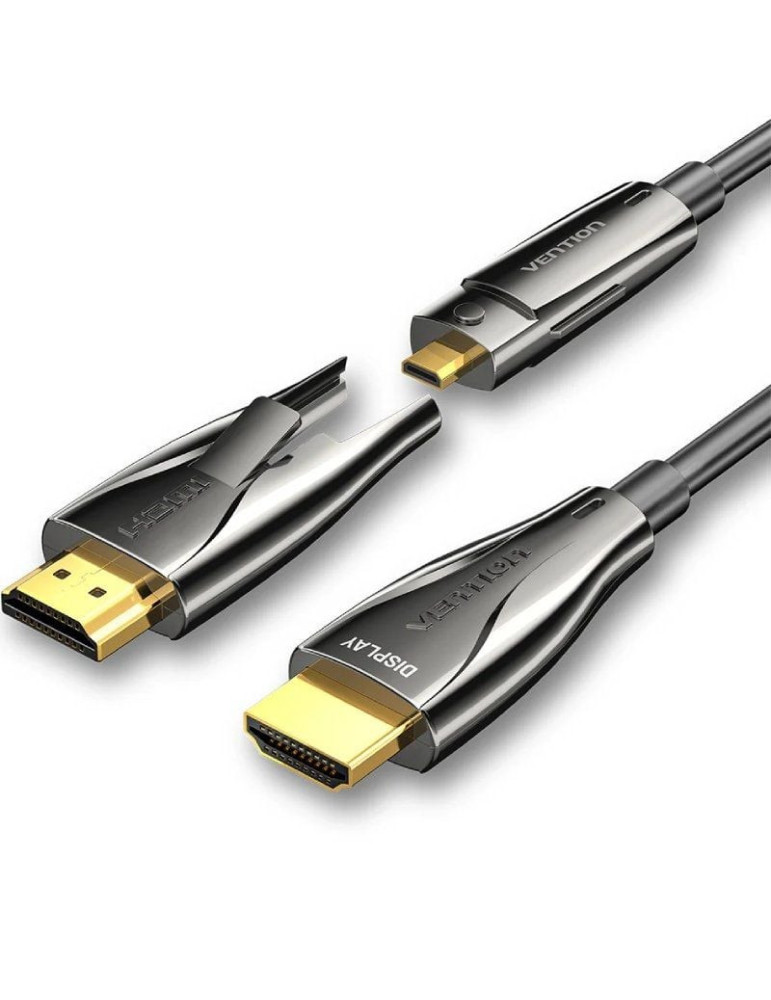 Cable HDMI Vention ALPBQ/ HDMI Macho - Micro HDMI Macho/ HDMI Macho/ 30m/ Negro