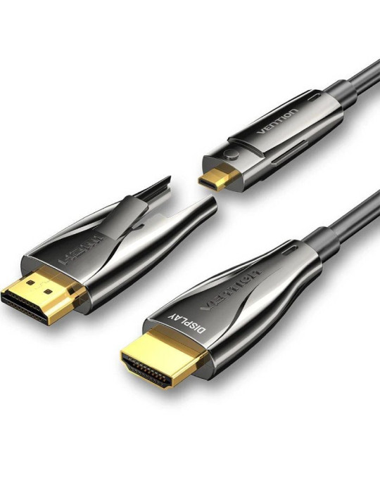 Cable HDMI Vention ALPBQ/ HDMI Macho - Micro HDMI Macho/ HDMI Macho/ 30m/ Negro