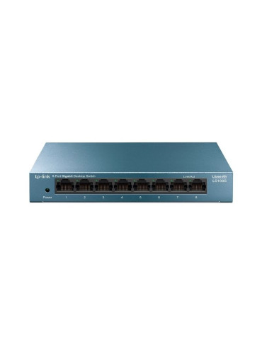 Switch TP-Link LS108G 8 Puertos/ RJ-45 10/100/1000 2