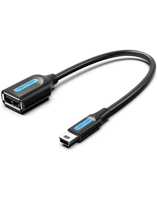 Cable USB 2.0 Vention CCUBB/ USB Mini-B Macho - USB Hembra/ 480Mbps/ 15cm/ Negro Cable USB 2.0 Vention CCUBB/ USB Mini-B Macho - USB Hembra/ 480Mbps/ 15cm/ Negro