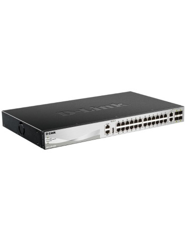 Switch Gestionable D-Link DGS-3130-30S/E 28 Puertos/ RJ-45 10/100/1000/ SFP 2