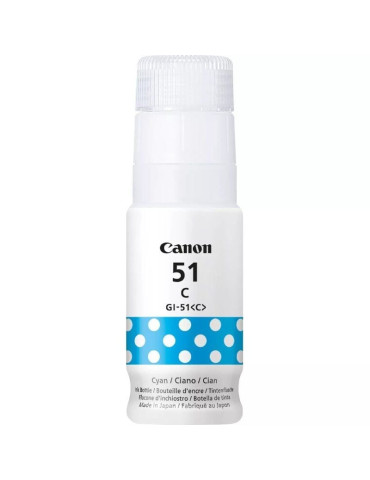 Botella de Tinta Original Canon GI-51/ Cian 2