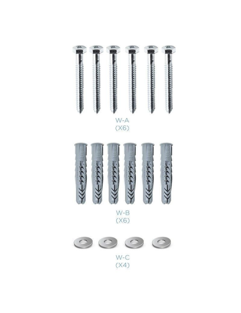 Soporte de Pared Fijo Inclinable TooQ LP42130T-B para TV de 60-100"/ hasta 130kg