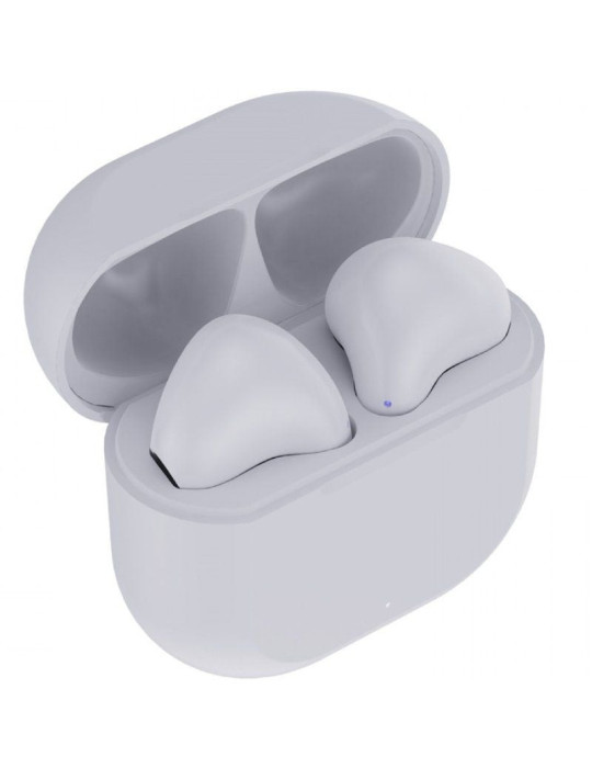 Auriculares Bluetooth Myway Wireless Touch MWHPH0030 con estuche de carga/ Autonomía 3h/ Blancos