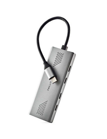 Hub USB Tipo-C NGS Wonder4-C/ 4xUSB Tipo-C/ Gris 2