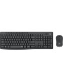 Teclado y Ratón Inalámbricos Logitech Silent Touch MK295/ Grafito