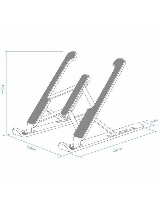 Soporte Aisens LPS1M-099 para Portátiles/ Tablets hasta 15"