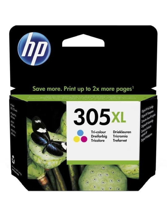 Cartucho de Tinta Original HP n 305 XL Alta Capacidad/ Tricolor