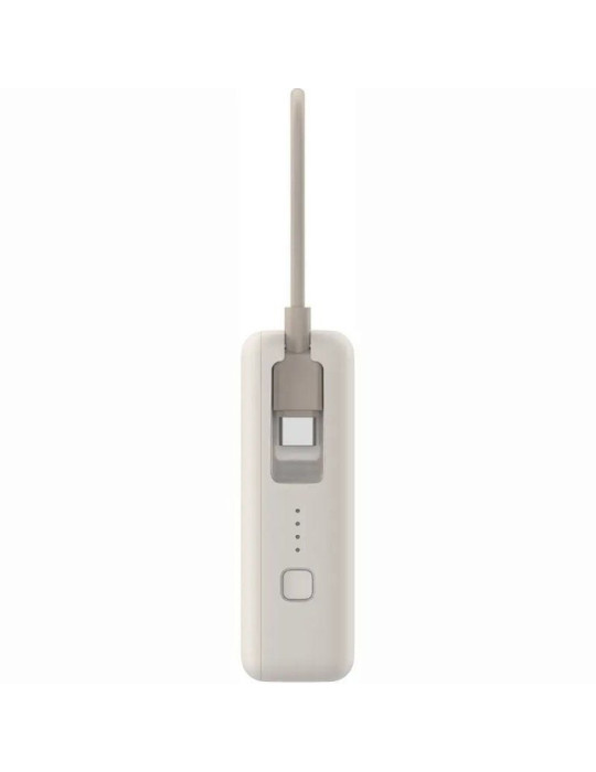 Powerbank 10000mAh Xiaomi 33W Power Bank Integrated Cable/ 33W/ Beige/ Incluye Cable USB Tipo-C