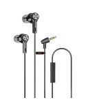 Auriculares Intrauditivos Qubo EB-100/ con Micrófono/ Jack 3.5/ Grises