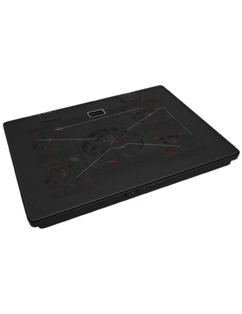 Soporte Refrigerante Mars Gaming MNBC2 para Portátiles hasta 17.3"/ Iluminación LED