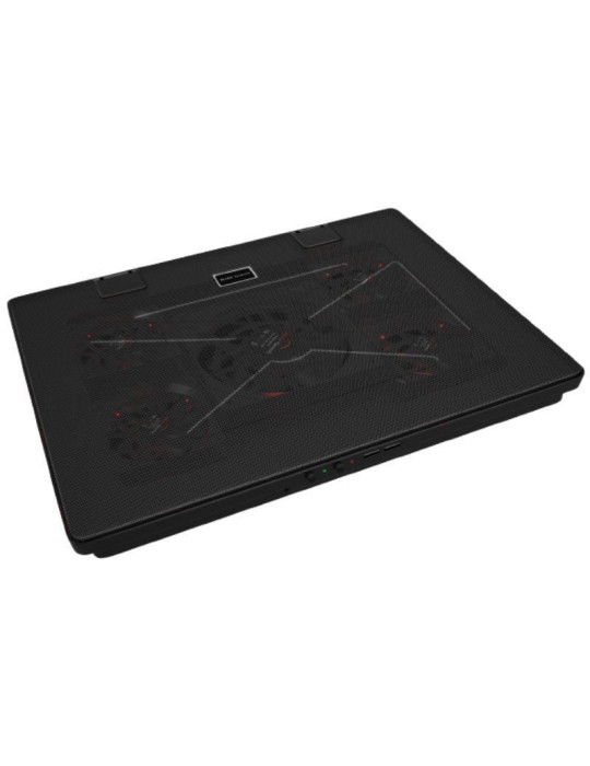 Soporte Refrigerante Mars Gaming MNBC2 para Portátiles hasta 17.3"/ Iluminación LED