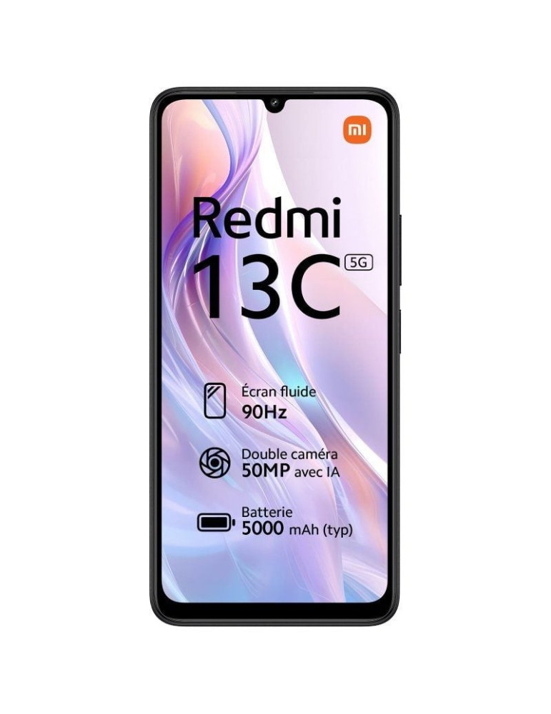 Smartphone Xiaomi Redmi 13C 4GB/ 128GB/ 6.74"/ 5G/ Negro