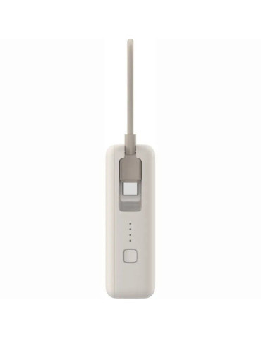 Powerbank 10000mAh Xiaomi 33W Power Bank Integrated Cable/ 33W/ Beige/ Incluye Cable USB Tipo-C 2