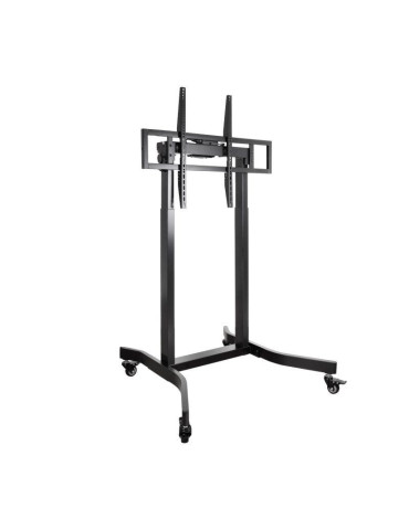 Soporte de Suelo Eléctrico con Ruedas TooQ FSM02-B para TV 55-100"/ hasta 120kg