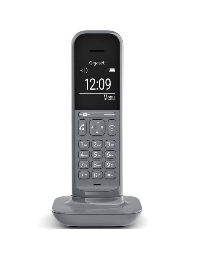 Teléfono Inalámbrico Gigaset CL390/ Pack DUO/ Gris