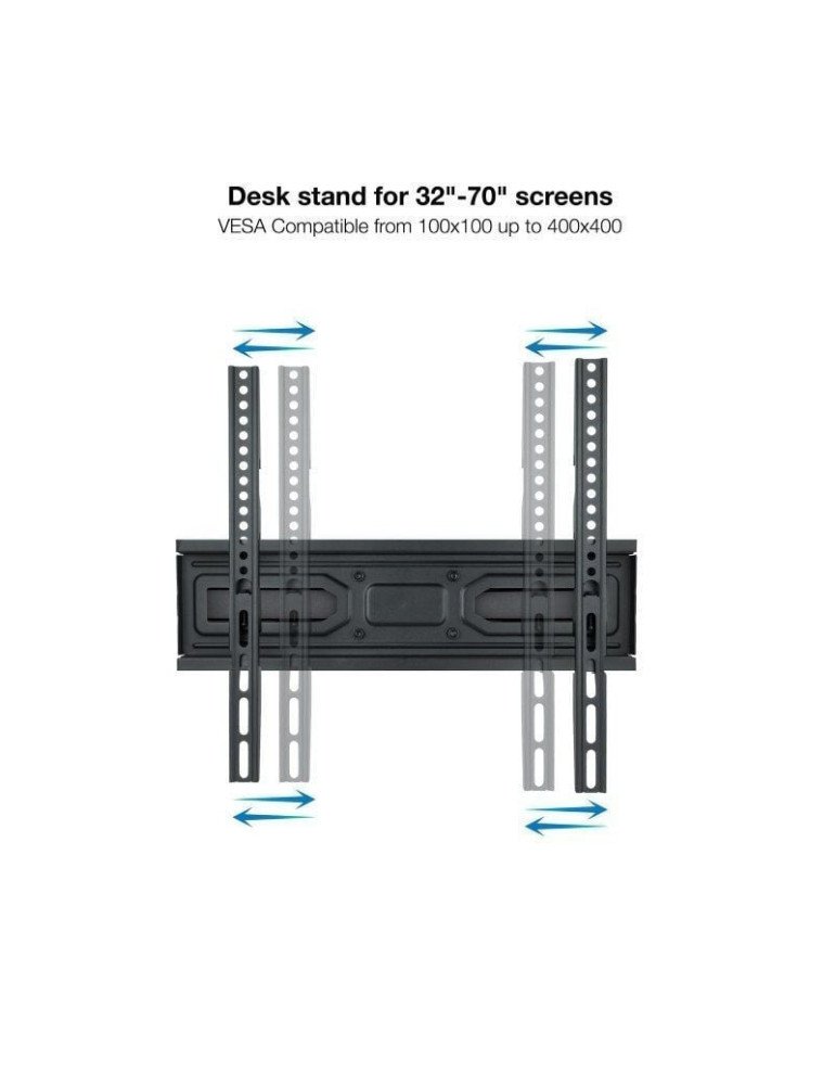 Soporte de Pared Giratorio/ Inclinable/ Nivelable TooQ LP7846TN-B para TV de 32-70"/ hasta 40kg